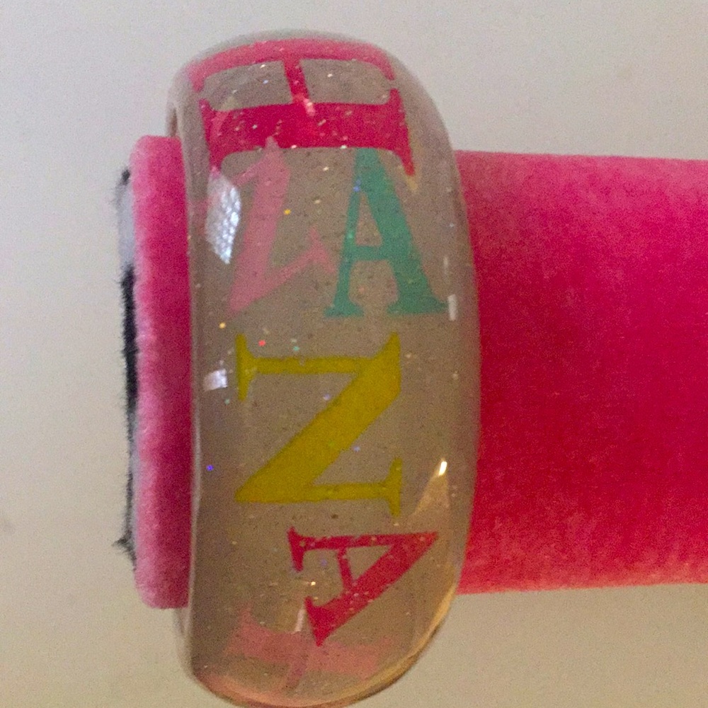Hannah Montana Bracelet White sparkles& letterings - Picture 4 of 7